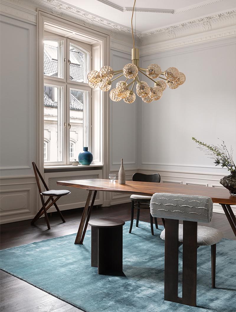 Danish Stiffkey Blue Bamboo Carpet by Massimo Copenhagen For Sale