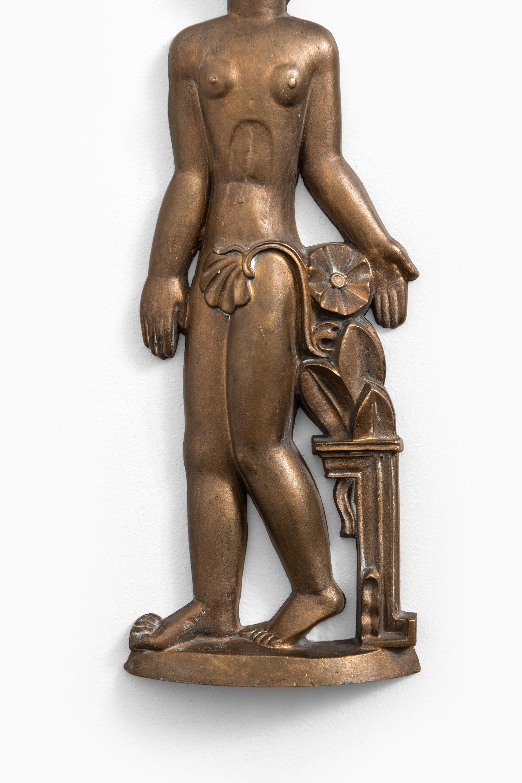 Stig Blomberg Reliefs aus Bronze von ASEA in Schweden (Skandinavische Moderne) im Angebot