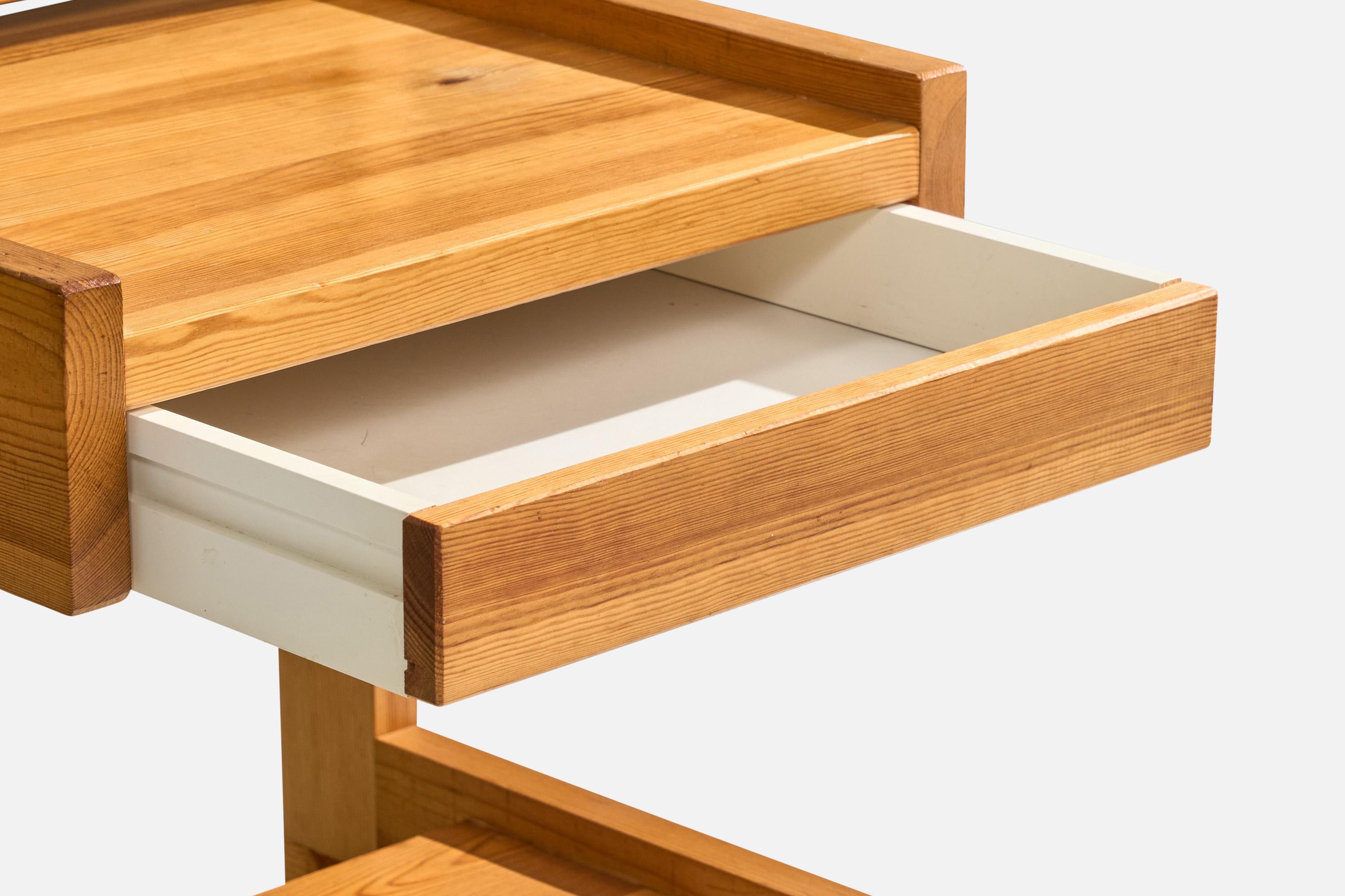 Stig Höglund, Nightstands, Pine, Sweden, 1970s 5