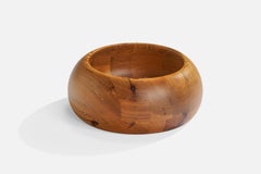 Stig Johnsson, Schale, Kiefernholz, Schweden, 1970er Jahre