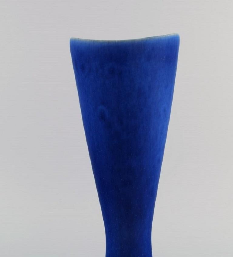 Stig Lindberg for Gustavsberg, Vase in Glazed Ceramics, Mid-20th C In Excellent Condition For Sale In Copenhagen, DK