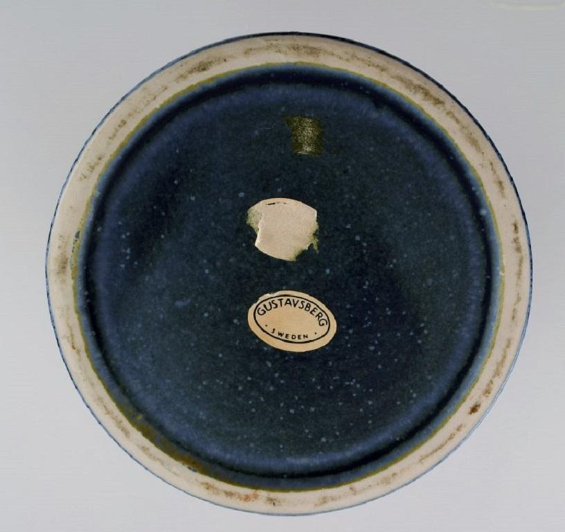 Stig Lindberg '1916-1982' for Gustavsberg, Vase in Glazed Ceramics, Mid-20th C. For Sale 1