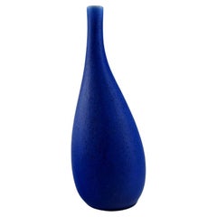 Stig Lindberg for Gustavsberg, Vase in Glazed Ceramics, Mid-20th C