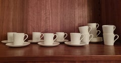 Stig Lindberg, Porcelana de hueso 10 Tazas de espresso  Gustavsberg, Escandinavo Moderno