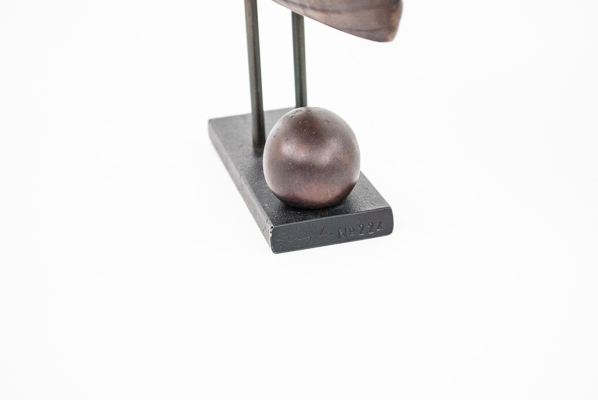 Suédois Stig Lindberg - Sculpture en bronze en vente