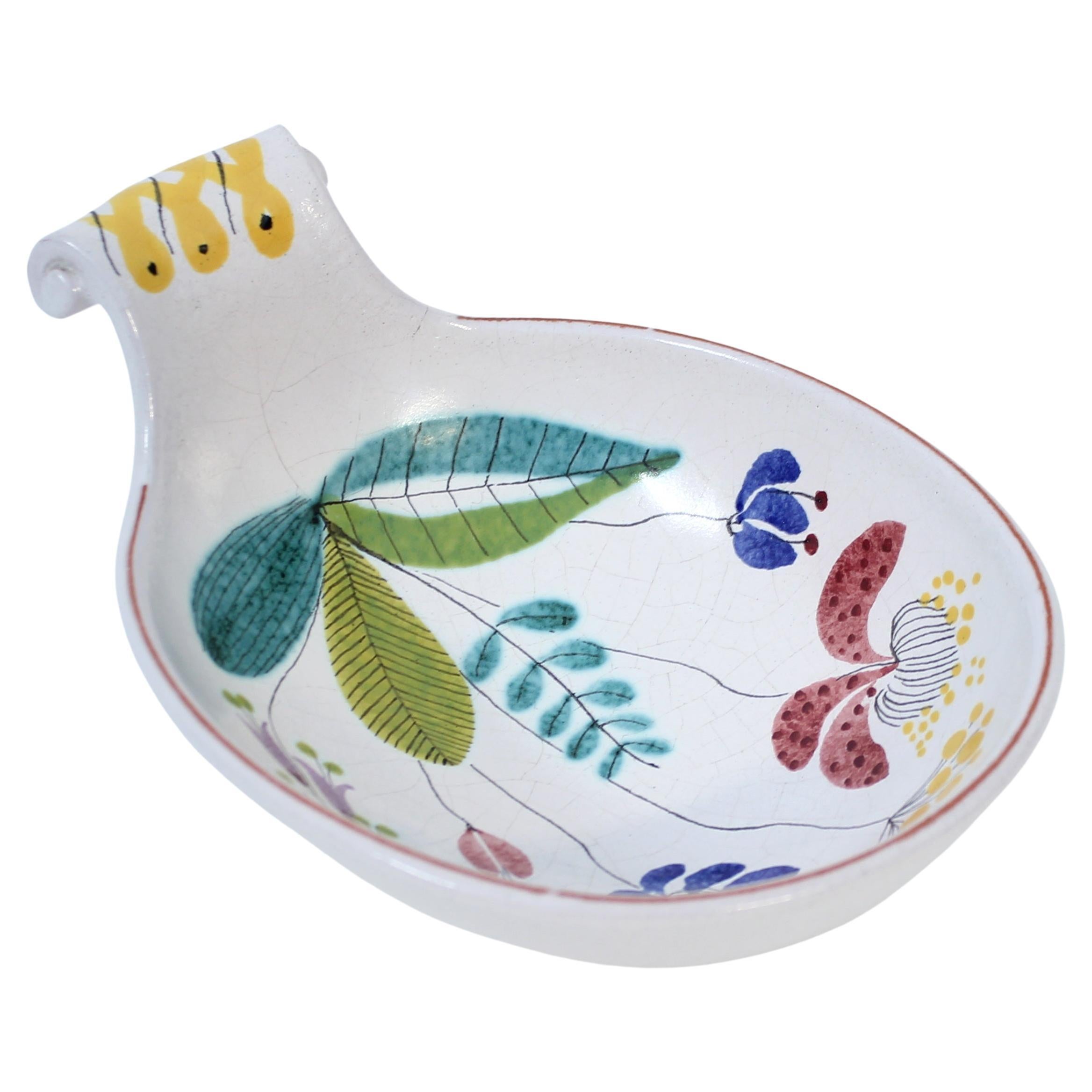 Stig Lindberg, ciotola / secchiello in ceramica faience per Gustavsberg, anni '50