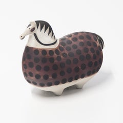 Cavallo in ceramica Stig Lindberg Svezia anni '50