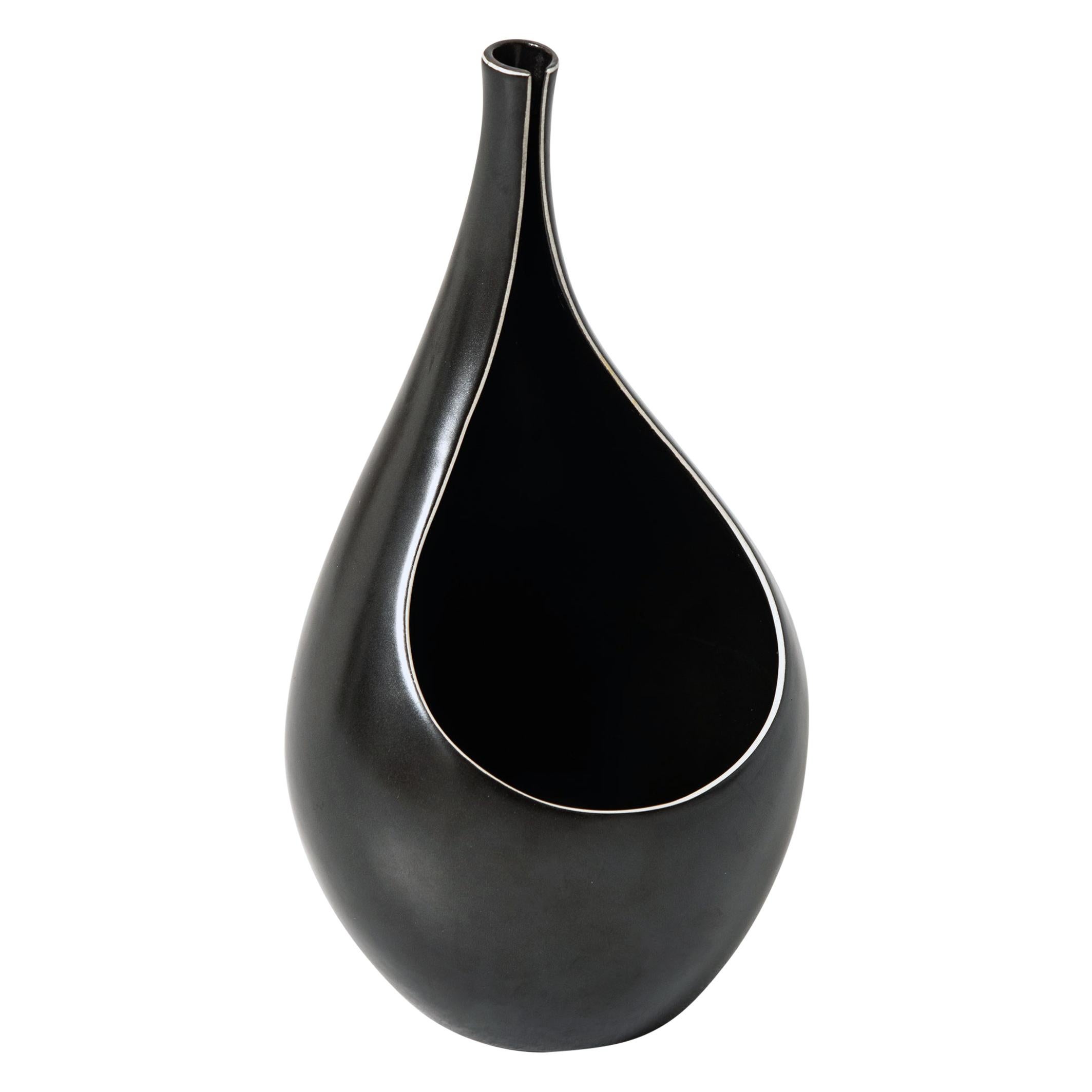 Stig Lindberg ceramic vase model Pungo by Gustavsberg in Sweden