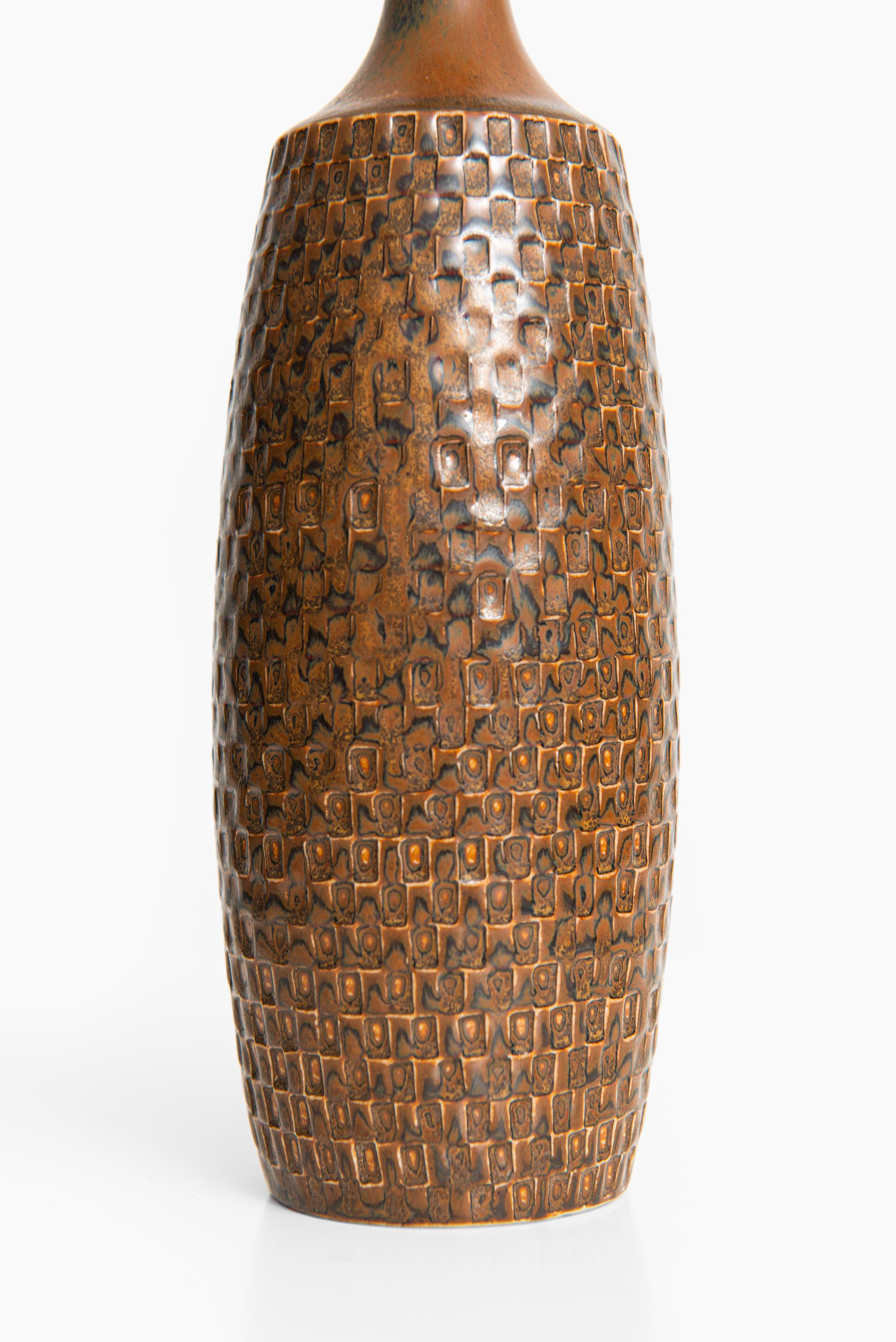 Swedish Stig Lindberg Ceramic Vase Produced by Gustavsberg in Sweden For Sale