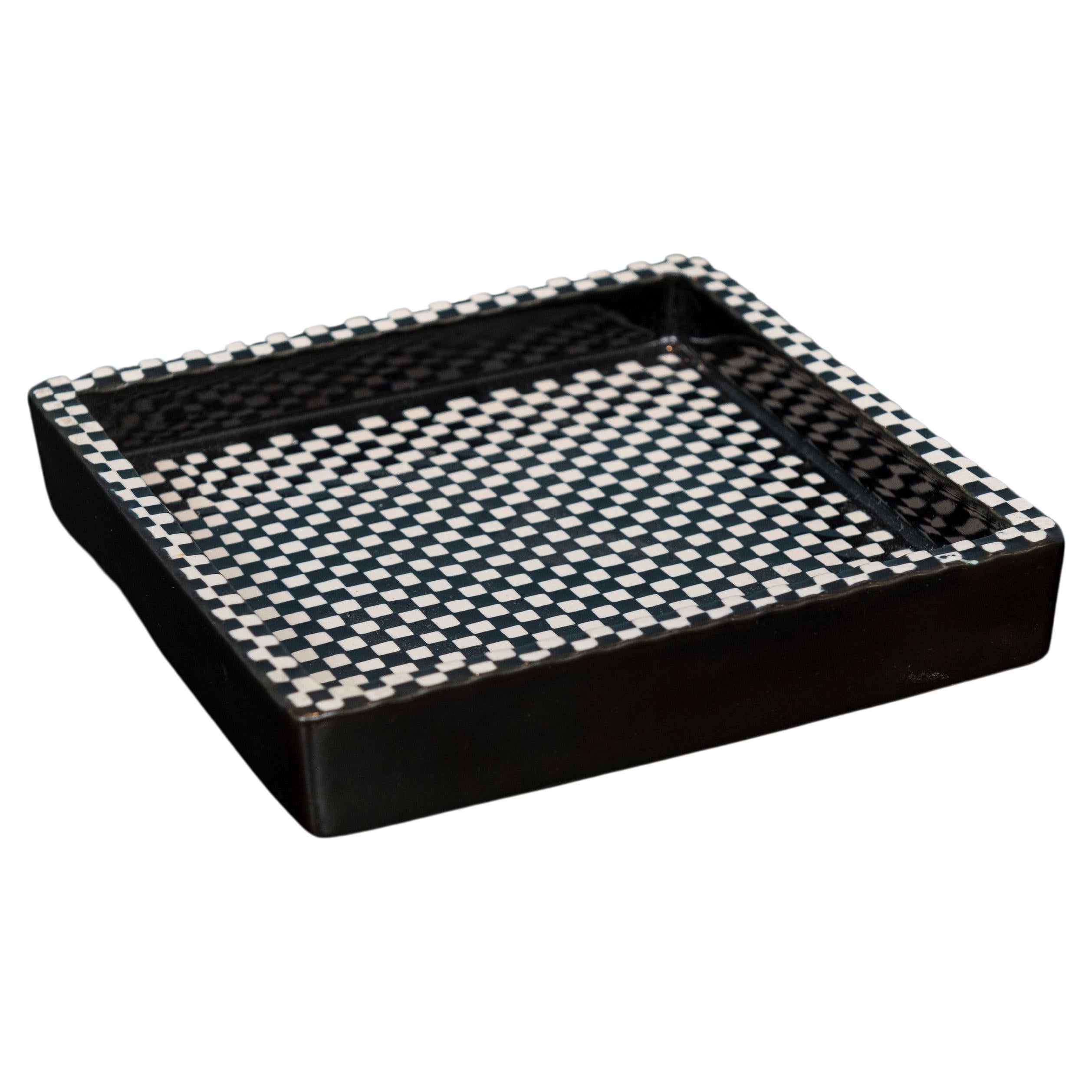 Stig Lindberg Domino-Tablett für Gustavberg, Schweden