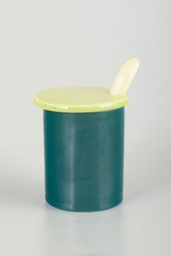 Stig Lindberg for Gustavsberg. "Colorado" Mustard jar with lid and spoon