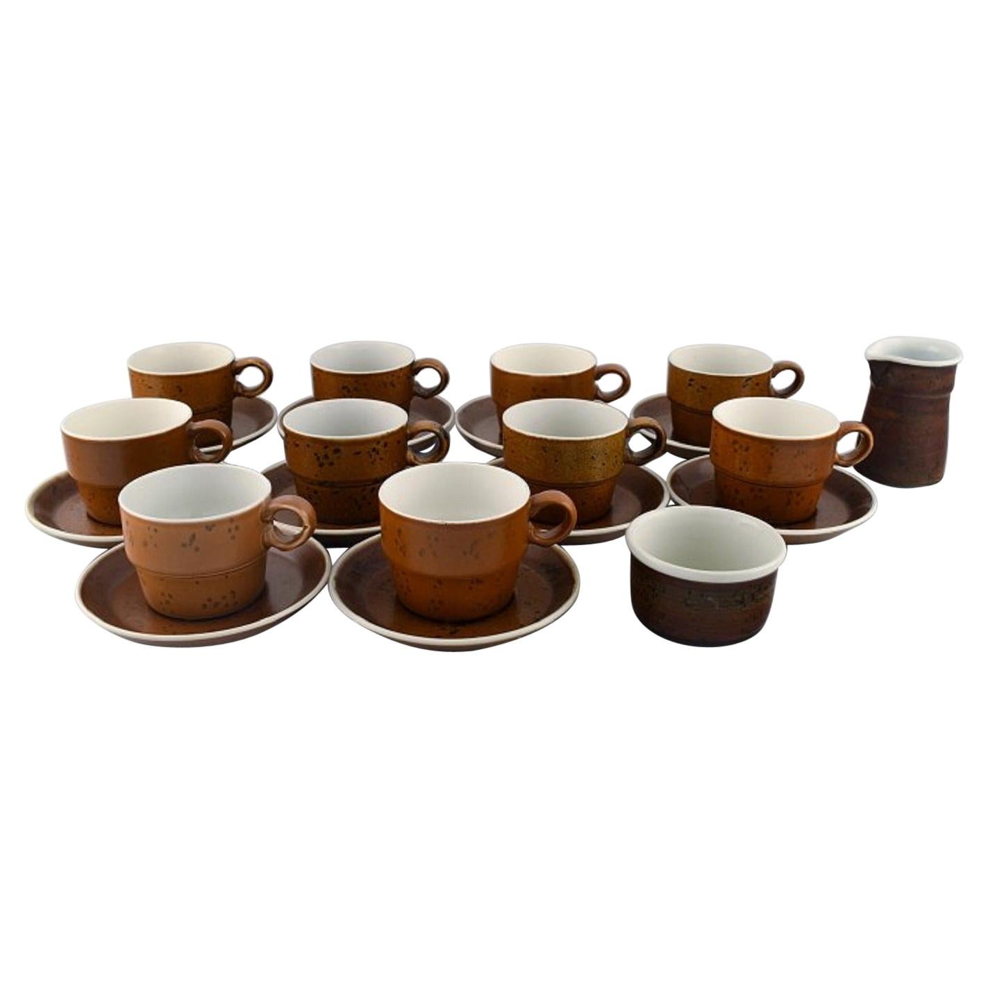 Stig Lindberg for Gustavsberg, Coq Coffee Service for Ten People, 1960's