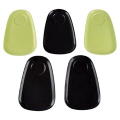 Stig Lindberg para Gustavsberg, Cinco platillos grandes para tazas / jarras