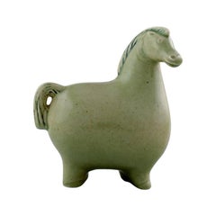 Stig Lindberg for Gustavsberg, Horse Figure of Stoneware, 1950s
