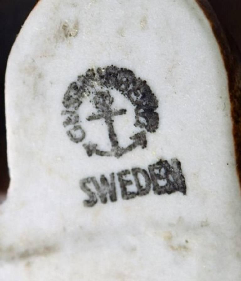 Swedish Stig Lindberg for Gustavsberg, Horse Figure of Stoneware