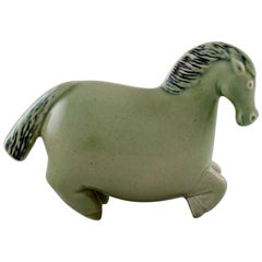 Stig Lindberg for Gustavsberg, Horse Figure of Stoneware