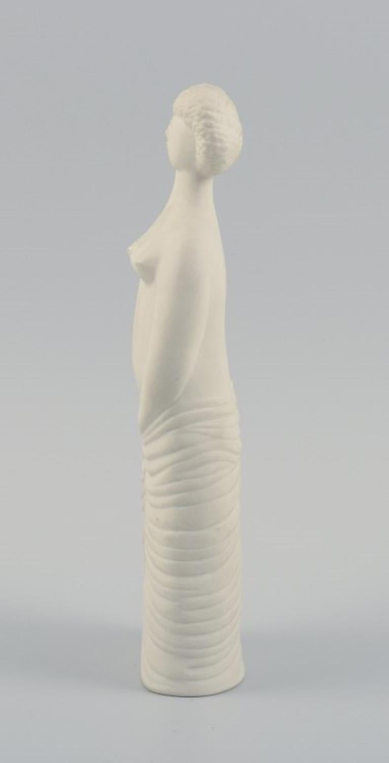Glazed Stig Lindberg for Gustavsberg. Porcelain sculpture. 