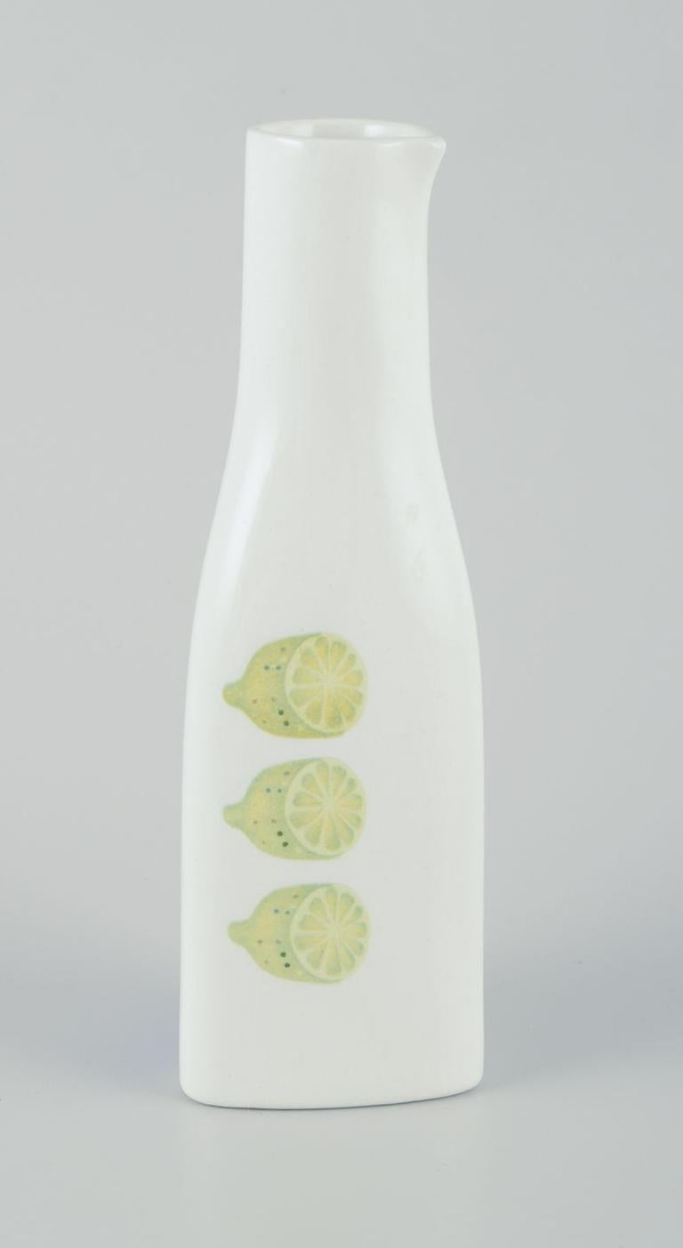 Scandinavian Modern Stig Lindberg for Gustavsberg. ‘Pynta’ salt and pepper set and jug, ca. 1960s For Sale