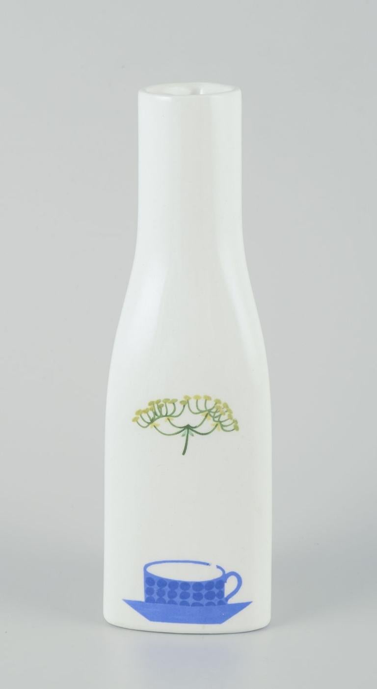 Swedish Stig Lindberg for Gustavsberg. ‘Pynta’ salt and pepper set and jug, ca. 1960s For Sale