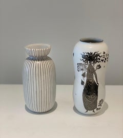 Set di 2 vasi piccoli Stig Lindberg per Gustavsberg