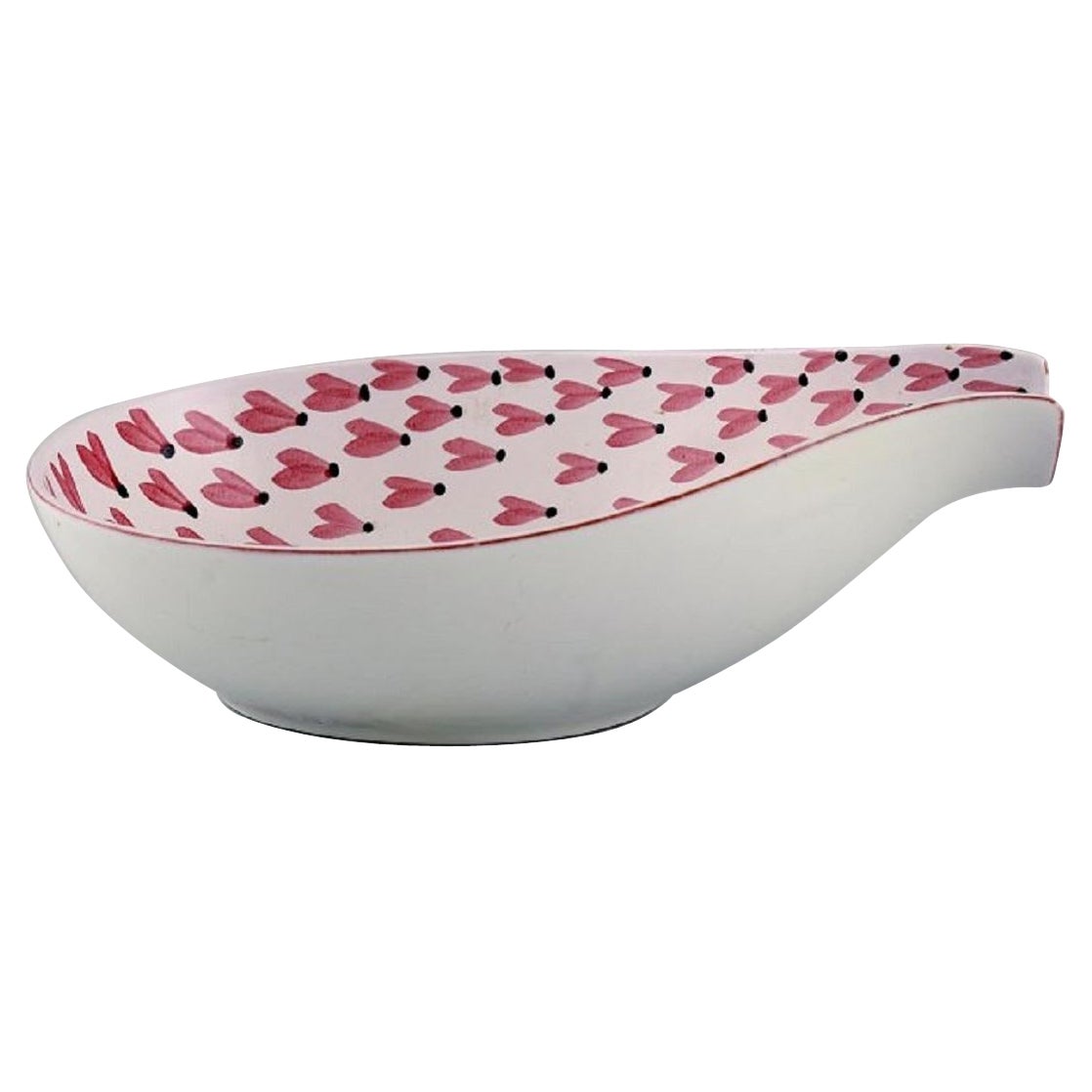 Stig Lindberg for Gustavsberg Studio, Bowl in Hand-Painted Stoneware