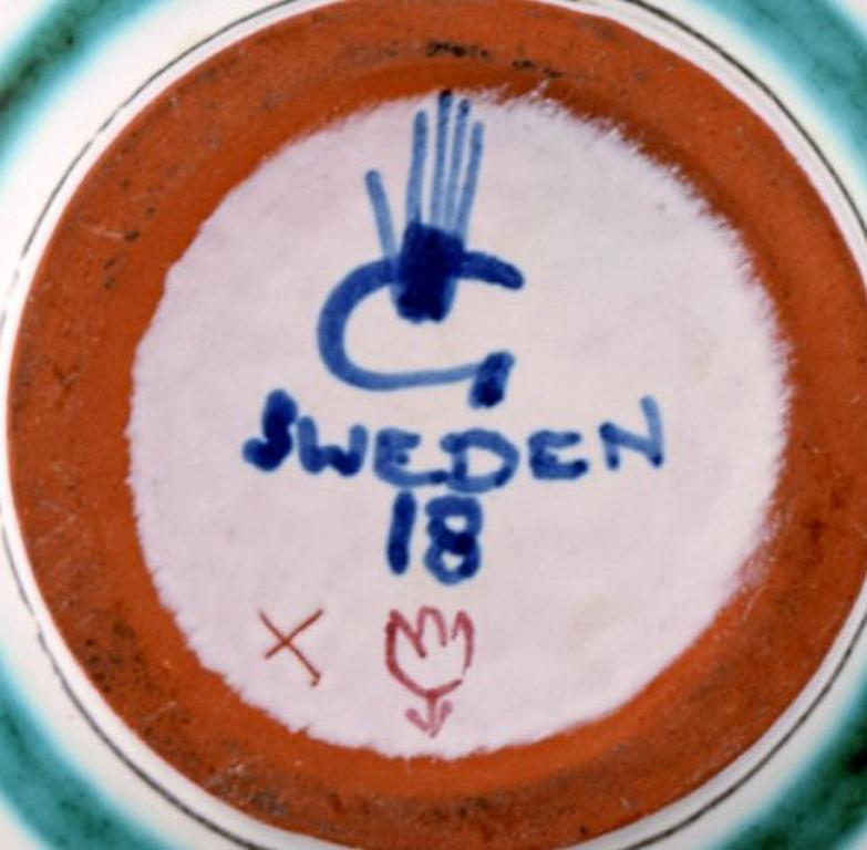 Mid-20th Century Stig Lindberg for Gustavsberg Studio Hand, Onion Shaped Lidded Jar