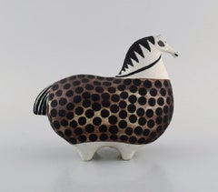 Stig Lindberg pour Gustavsberg Studiohand. Rare cheval en céramique émaillée.