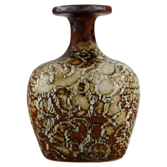 Stig Lindberg per Gustavsberg Studio, Vaso in ceramica smaltata in vendita