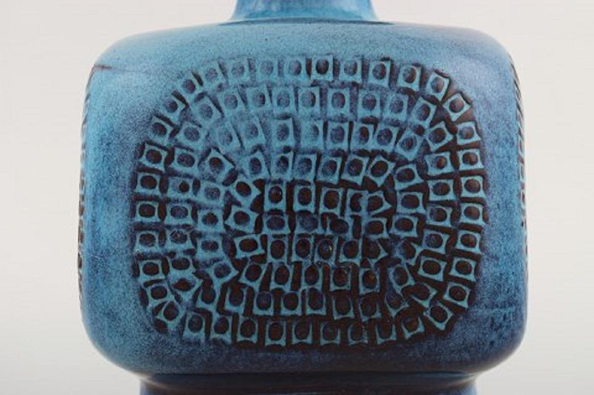 Stig Lindberg for Gustavsberg Studiohand, Vase in Glazed Ceramics In Good Condition In Copenhagen, DK