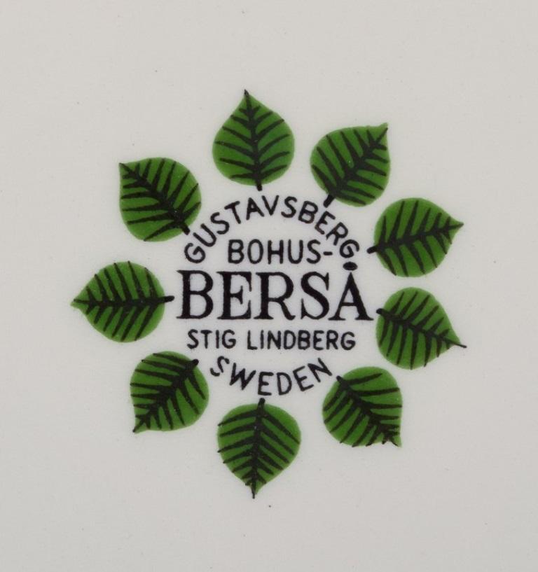 Stig Lindberg para Gustavsberg, Suecia. Juego de seis platos 