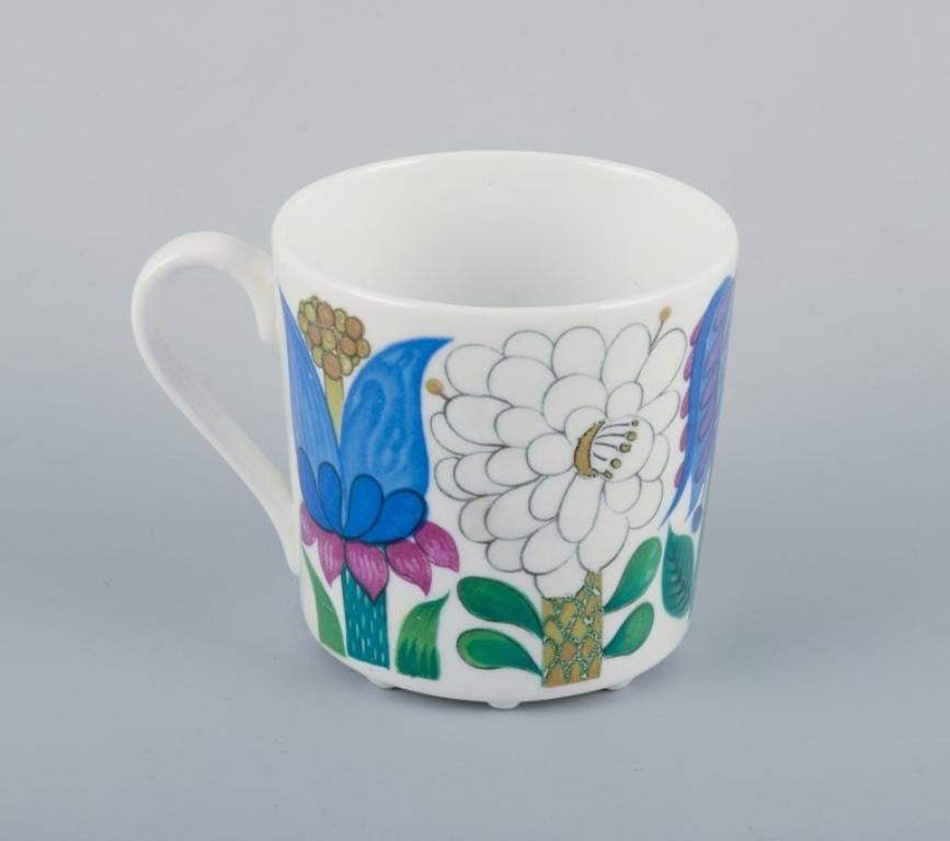 Scandinavo moderno Stig Lindberg per Gustavsberg. Tazza da caffè 