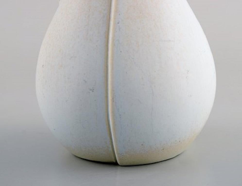 Stig Lindberg for Gustavsberg, Vase with Handle in Glazed Ceramic, 1950s-1960s In Good Condition In Copenhagen, DK