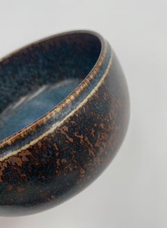 Ciotola in ceramica smaltata Stig Lindberg, Svezia, circa 1965