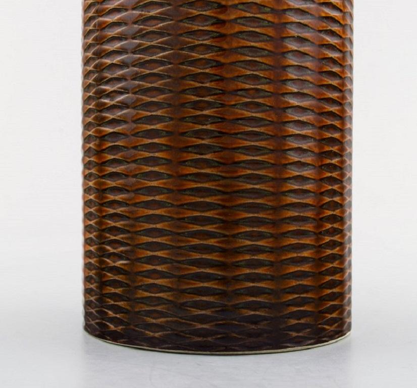 Stig Lindberg, Gustavsberg, Domino-Vase aus Keramik, 1950/60er Jahre (Schwedisch) im Angebot
