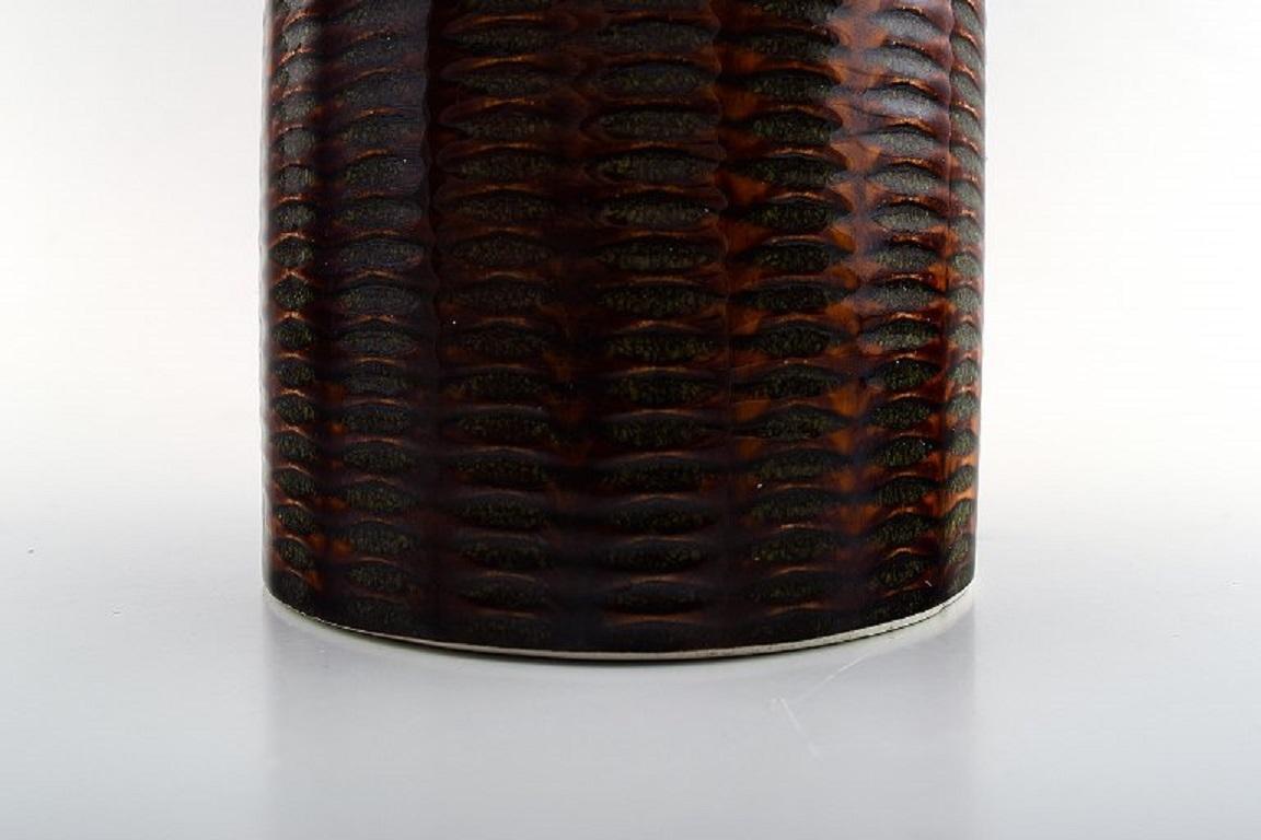 Svedese Stig Lindberg, Gustavsberg, Vaso Domino in ceramica, anni '50 in vendita