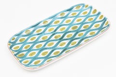 Vassoio o piatto da scrivania in ceramica vintage firmato Stig Lindberg Gustavsberg