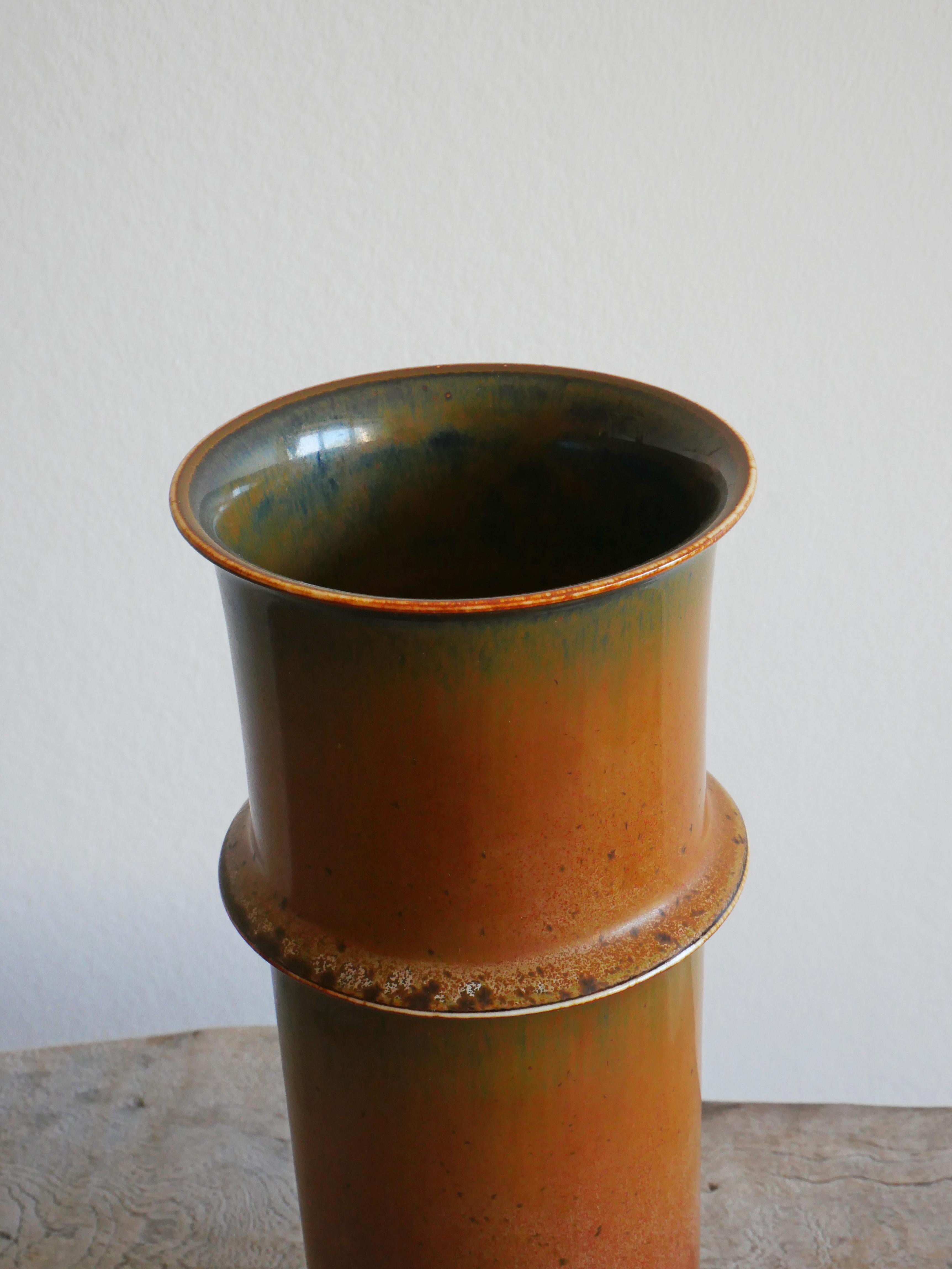 Stig Lindberg, Gustavsbergs Studio, Vase in Stoneware For Sale 2