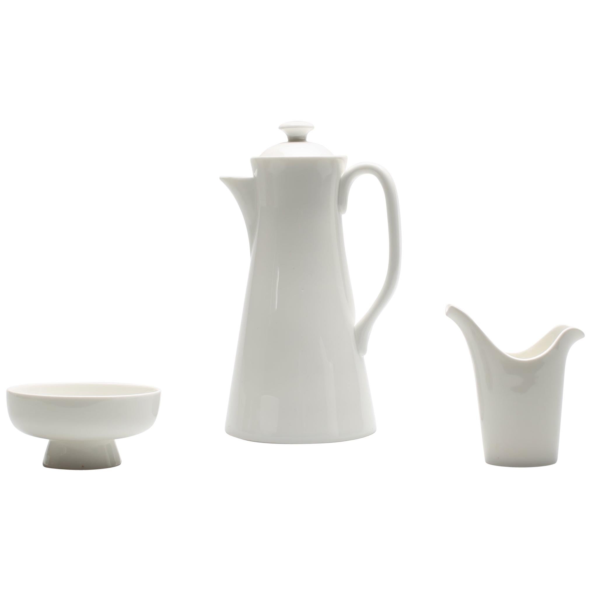 Stig Lindberg Modern Plain Bone China 'SA' Service by Gustavsberg, Sweden, 1949