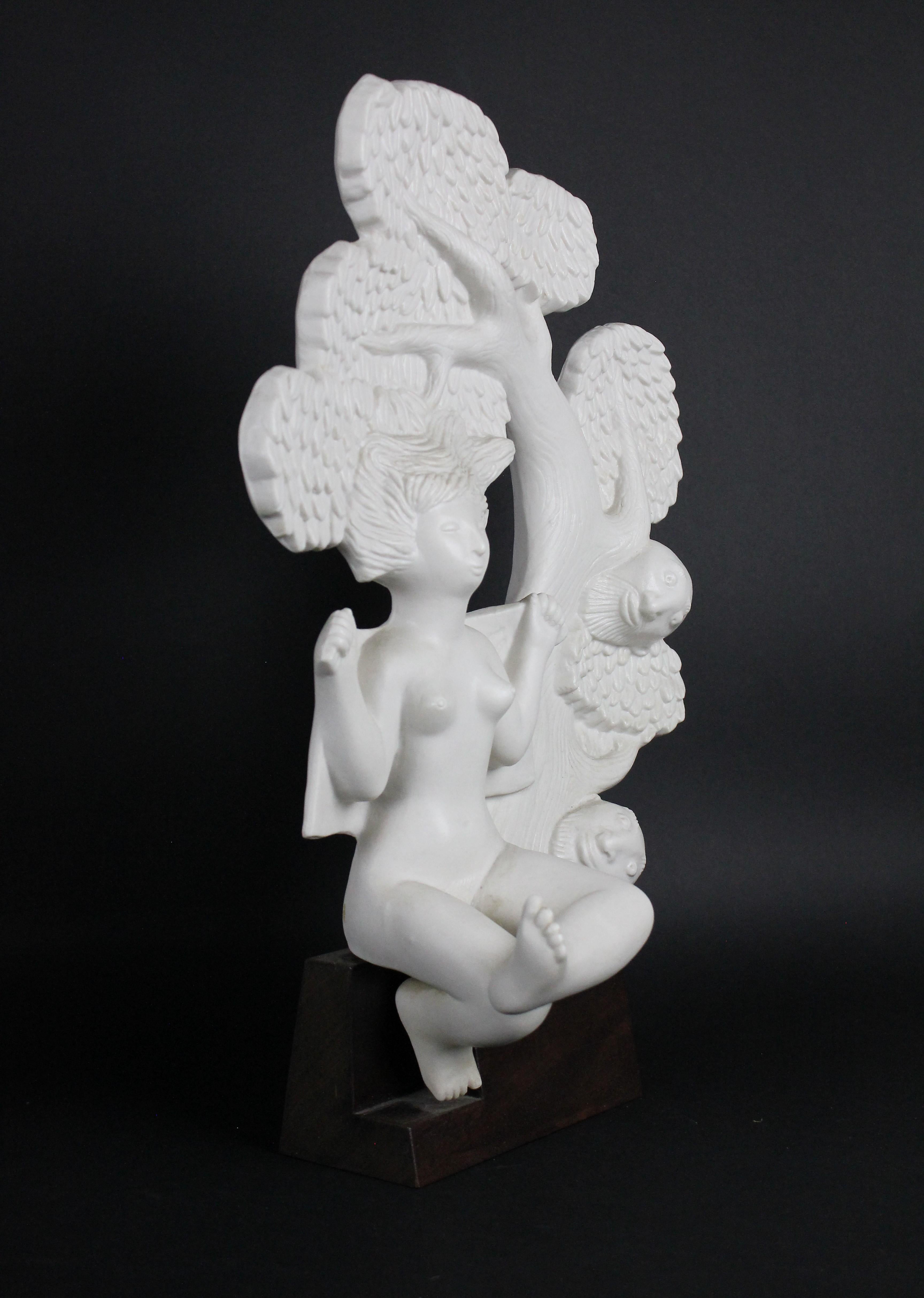Stig Lindberg-Skulptur, Susanna und die Älteren, Gustavsberg Schweden 1940-50er Jahre. (Skandinavische Moderne) im Angebot