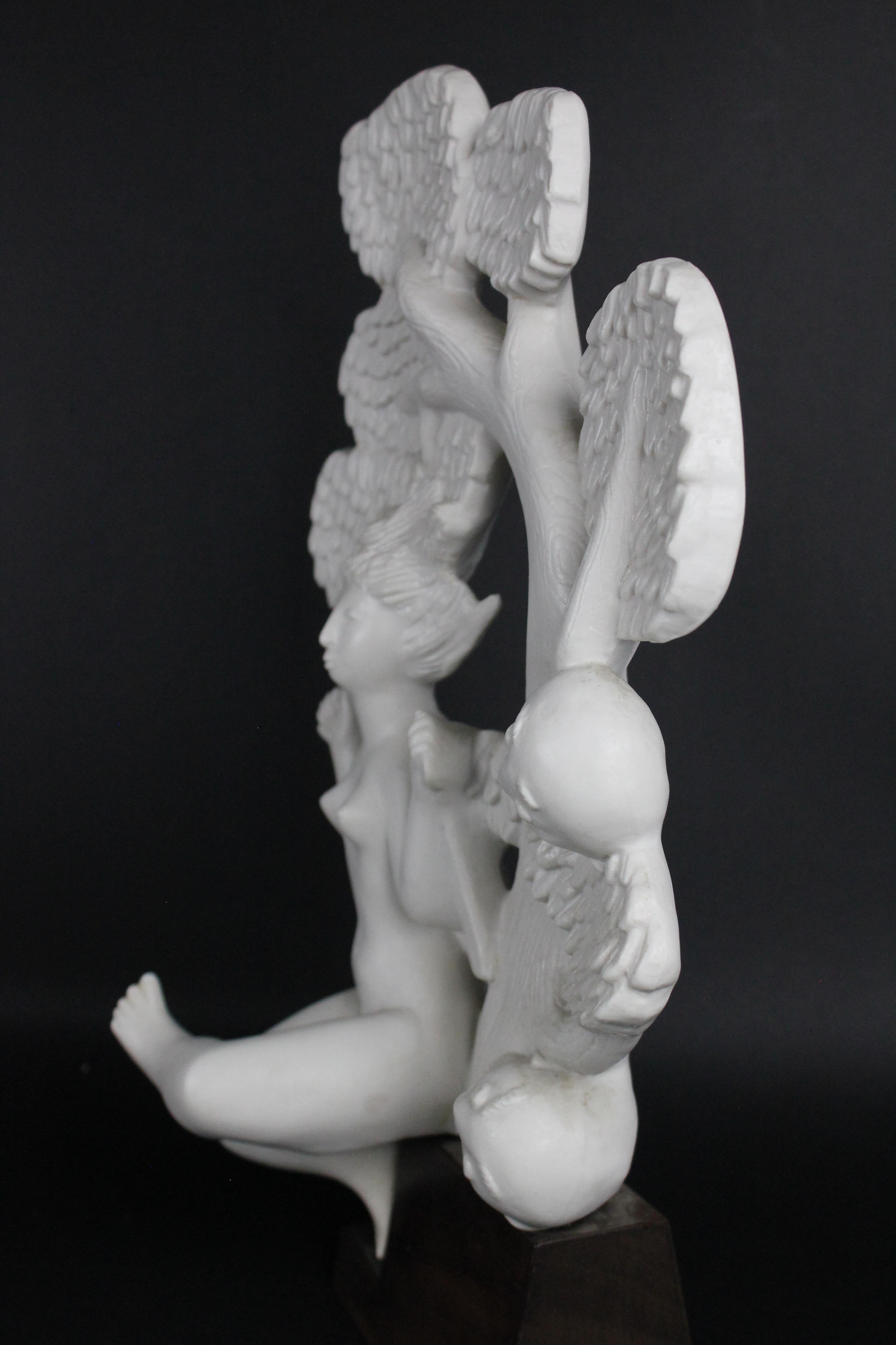 Stig Lindberg-Skulptur, Susanna und die Älteren, Gustavsberg Schweden 1940-50er Jahre. (Mitte des 20. Jahrhunderts) im Angebot