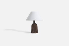 Stig Lindberg, Table Lamp, Stoneware, Gustavsberg, Sweden, 1950s