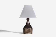 Stig Lindberg, Lampada da tavolo, Gres smaltato, Gustavsberg, Svezia, anni '50