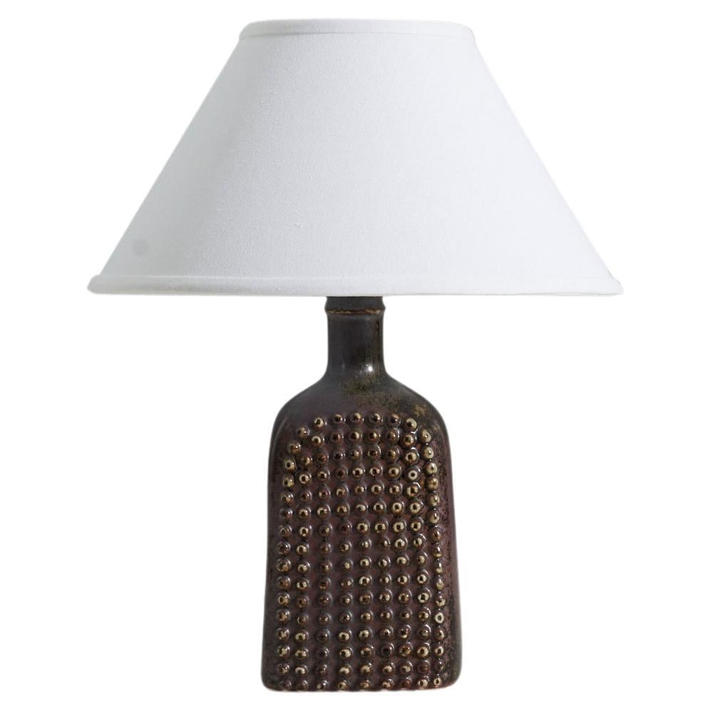 Stig Lindberg, Table Lamp, Stoneware, Gustavsberg, Sweden, 1950s For Sale