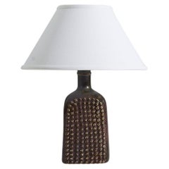 Stig Lindberg, Table Lamp, Stoneware, Gustavsberg, Sweden, 1950s