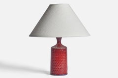 Stig Lindberg, Table Lamp, Stoneware, Sweden, 1950s