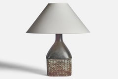 Stig Lindberg, Table Lamp, Stoneware, Sweden, 1950s