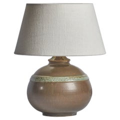 Stig Lindberg, Lampada da tavolo, Gres, Svezia, anni '1960