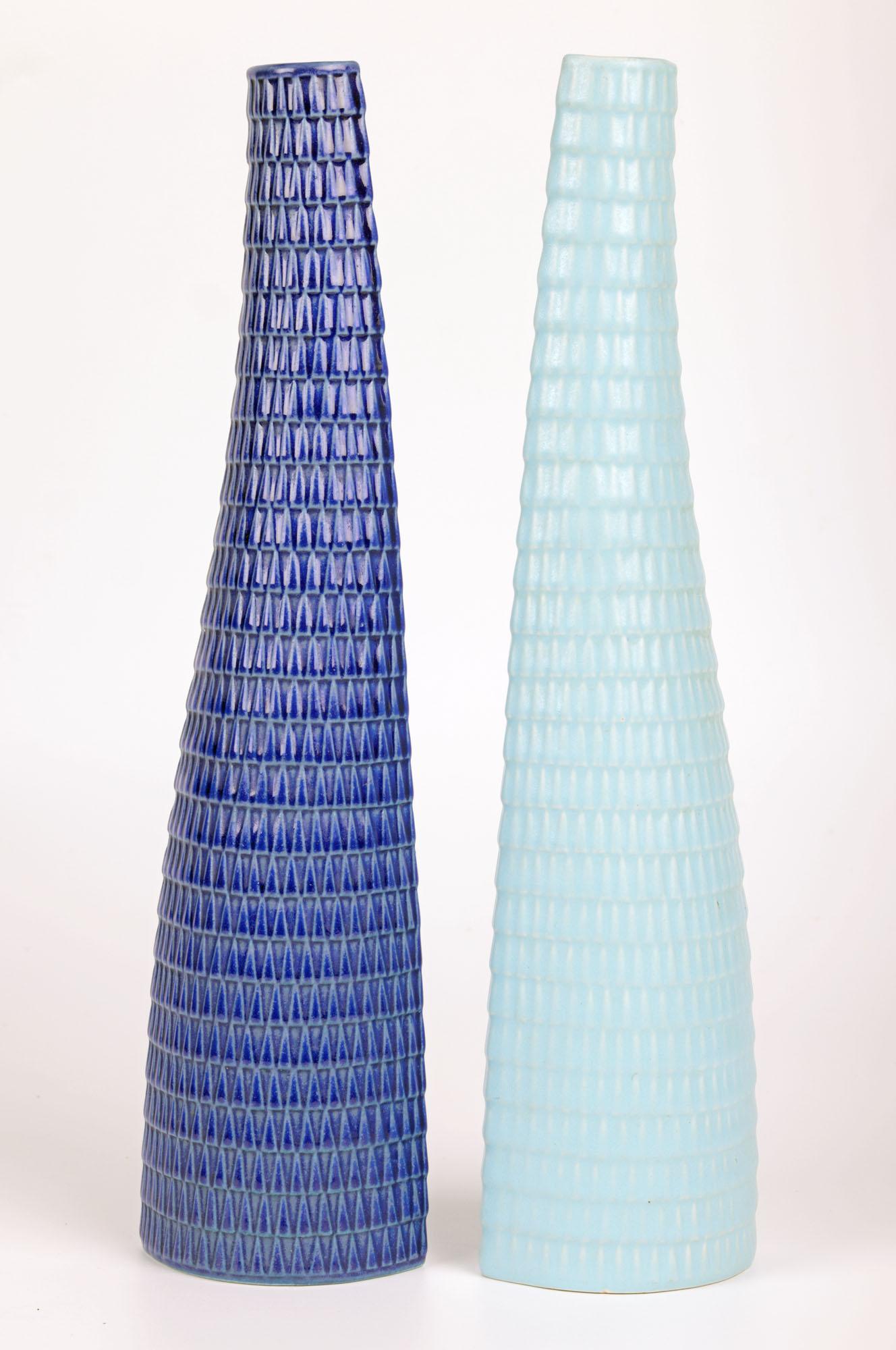 Stig Lindberg Two Mid-Century Gustavsberg Reptil Vases For Sale 2
