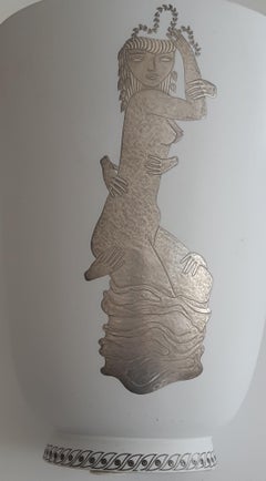 Stig Lindberg vase "Grazia" for Gustavsberg Sweden 1960 Signed