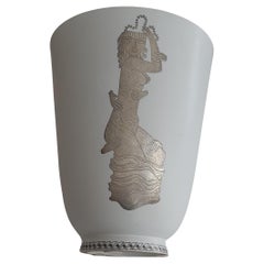 Stig Lindberg vase "Grazia" for Gustavsberg Sweden 1960 Signed